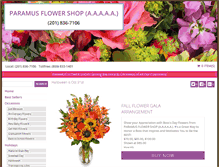 Tablet Screenshot of paramusflowershop.com